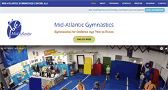 Desktop Screenshot of midatlanticgymnastics.com